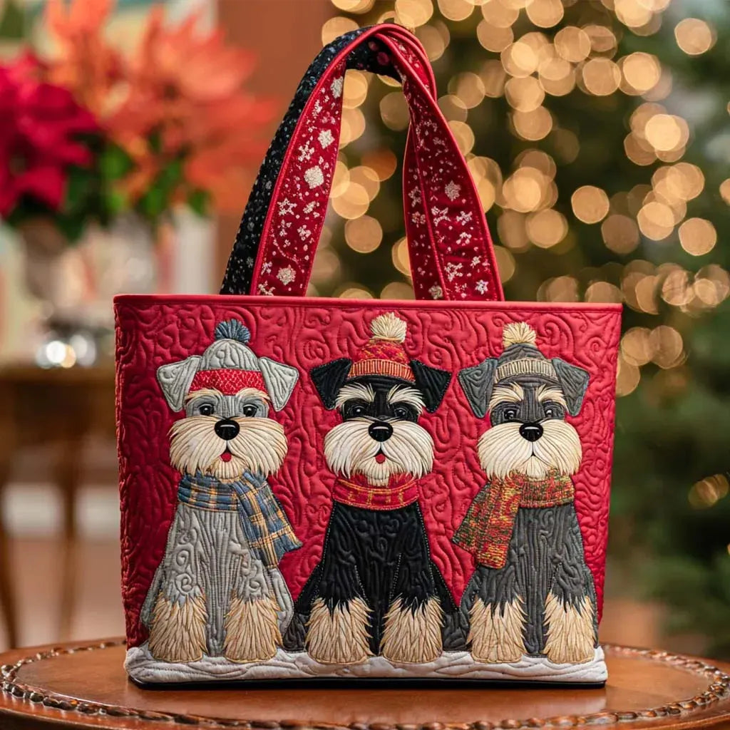 Χειροποίητη τσάντα Schnauzer Tote