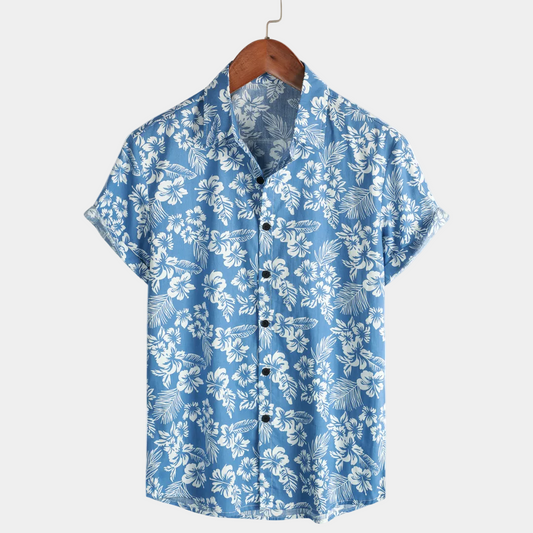 Andreas – Pure Cotton Tropical Bloom Shirt