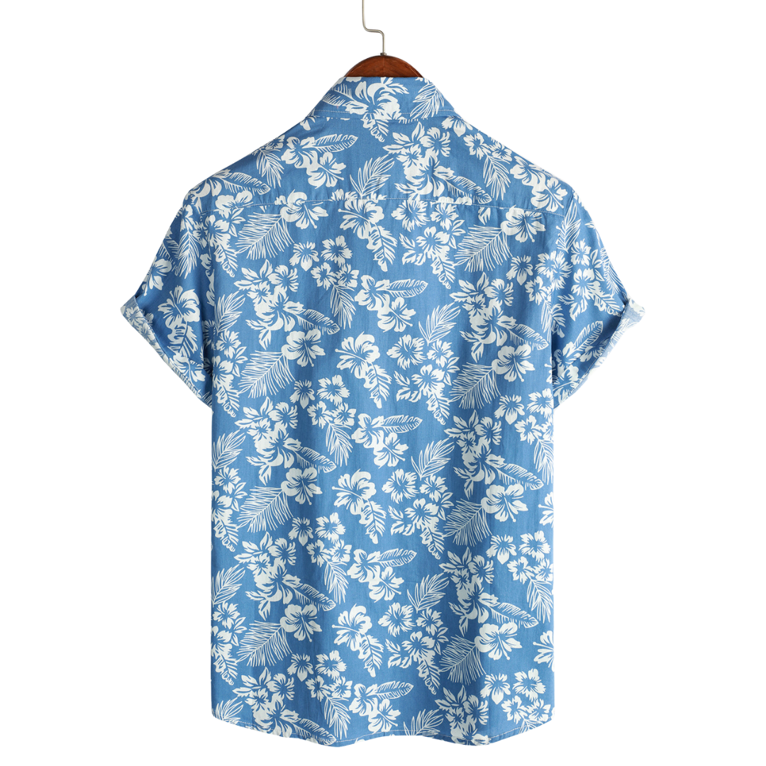 Andreas – Pure Cotton Tropical Bloom Shirt