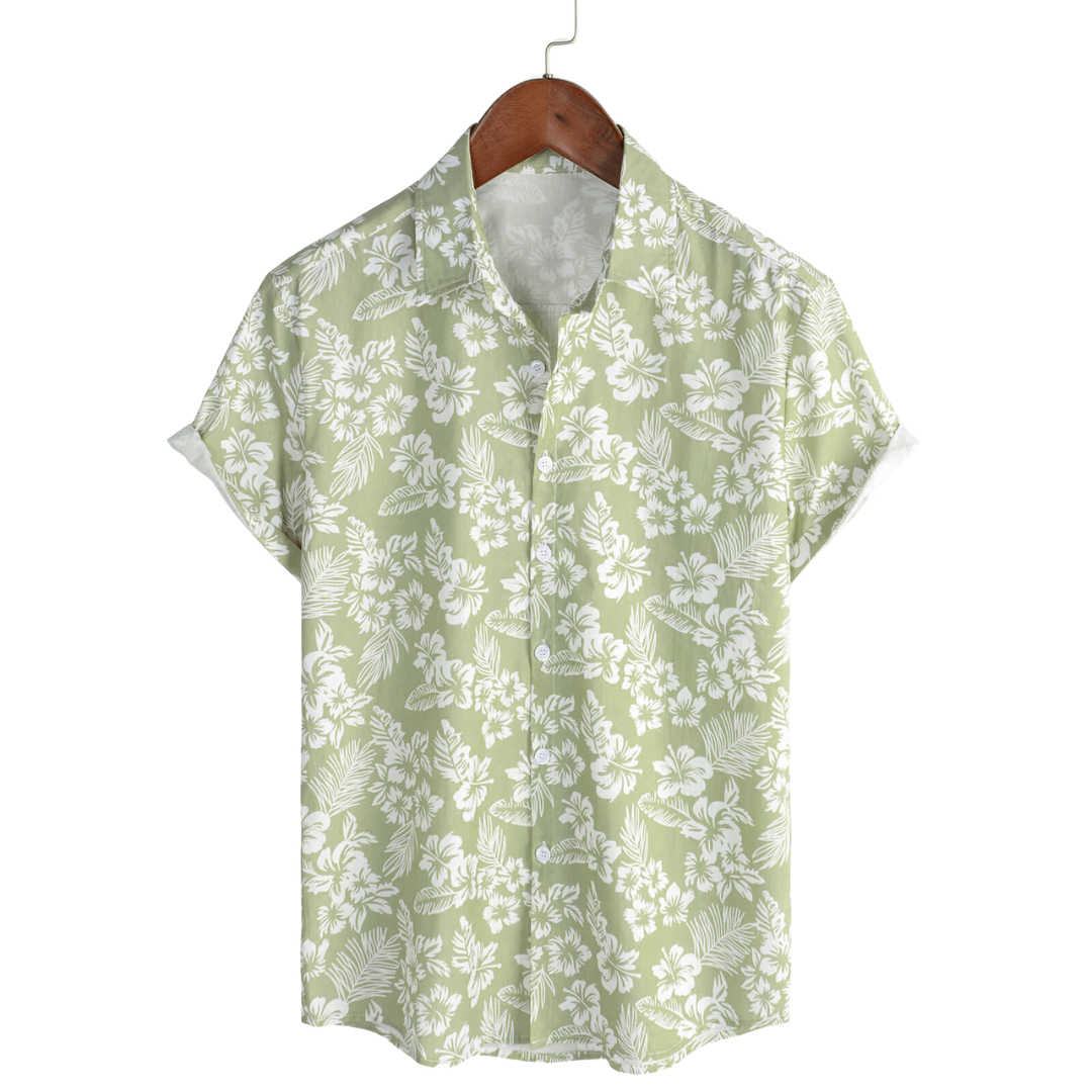 Andreas – Pure Cotton Tropical Bloom Shirt