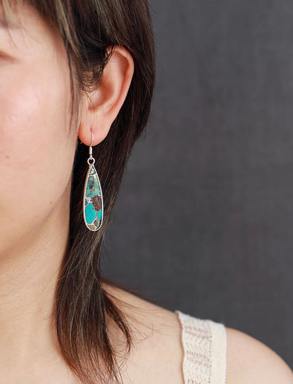 Σικ Τουρκικός Ιάσπις Κρεμαστά Σκουλαρίκια