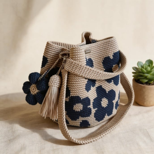 Pandora – Πλεκτή τσάντα boho