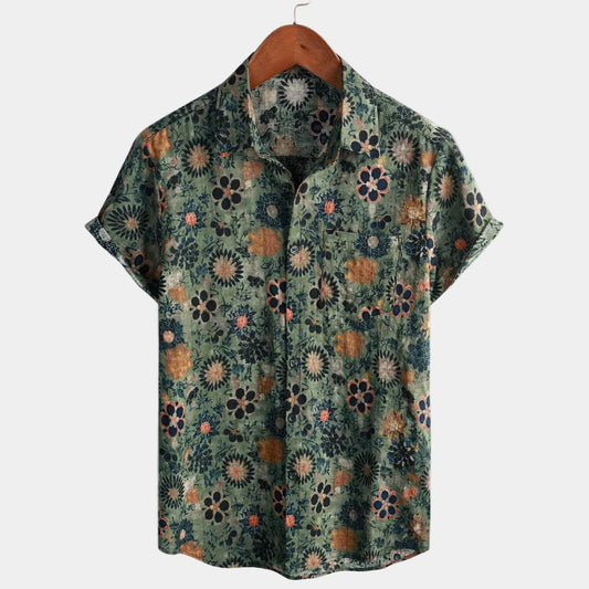 Vasileios – Tropical Vibe Cotton Shirt