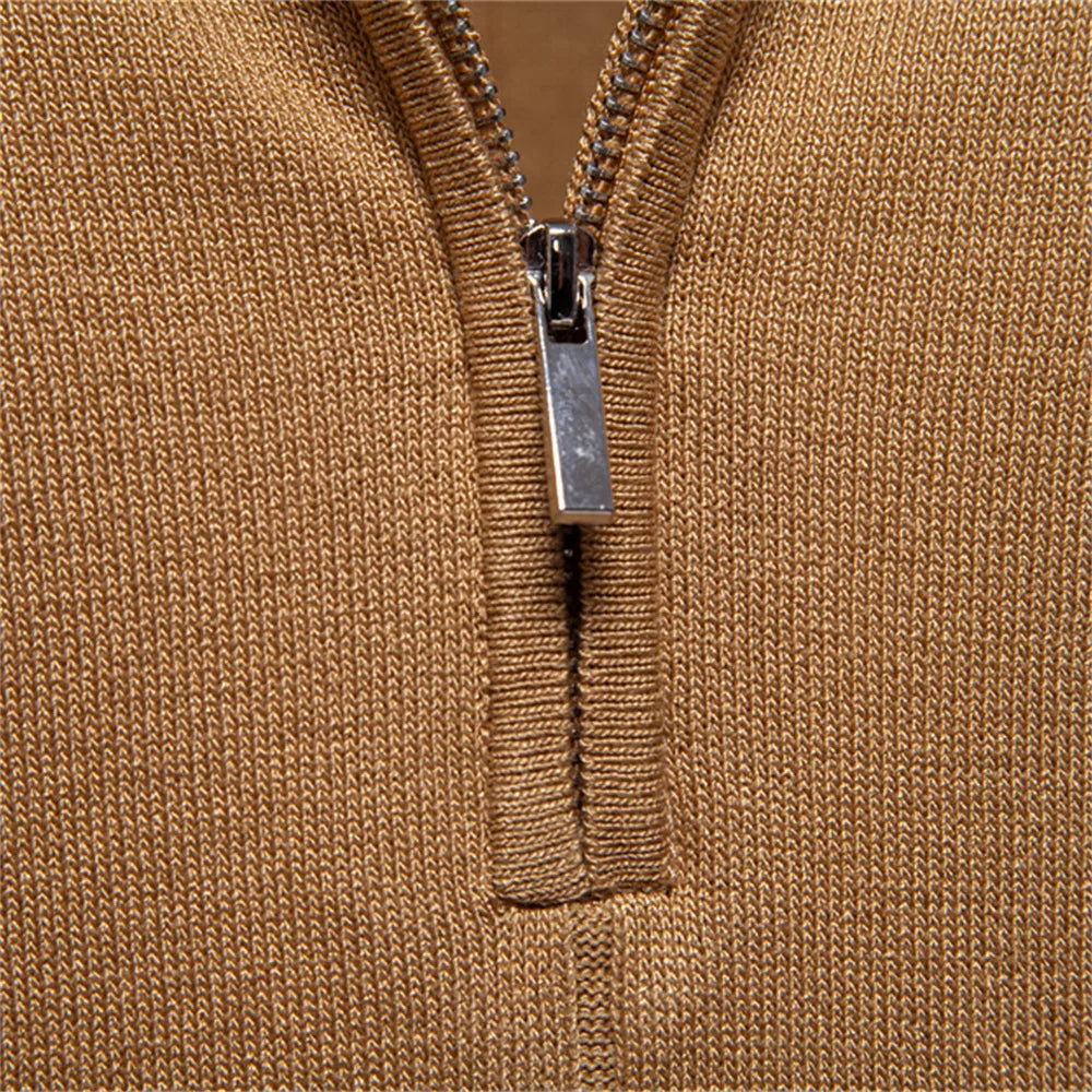 Dimitrios – Premium Cotton Quarter-Zip Polo
