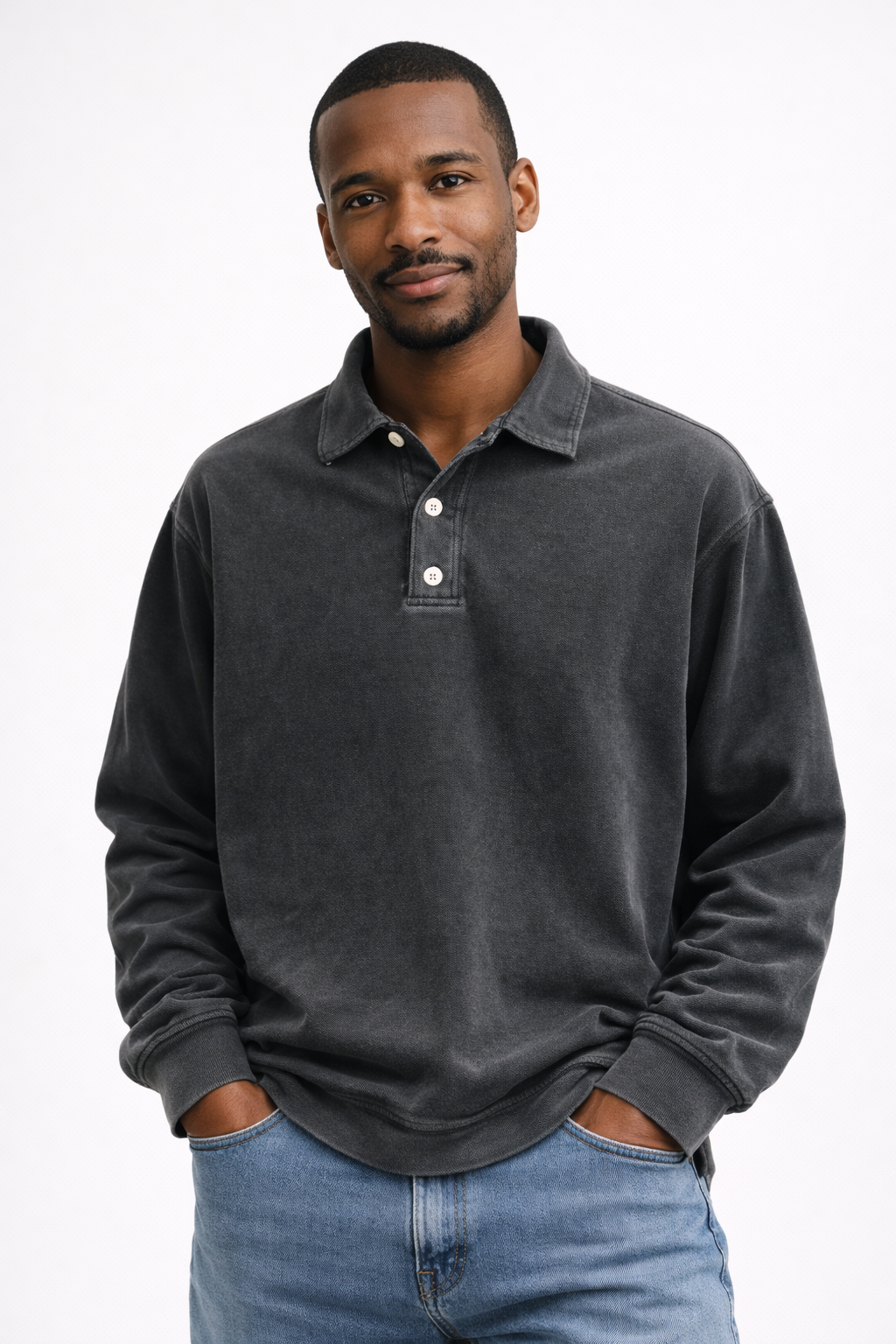 Heitor – Urban Retro Quarter-Zip Longsleeve